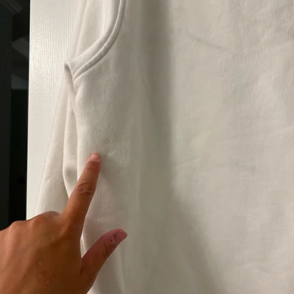 Nike Men's White Crewneck - Picture 6 of 7